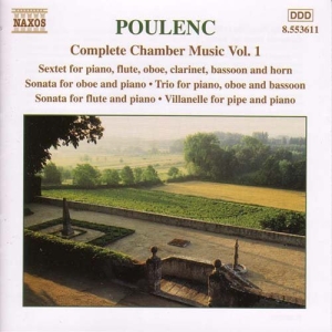 Poulenc Francis - Complete Chamber Music Vol 1 in the group Externt_Lager /  at Bengans Skivbutik AB (589169)