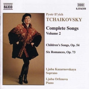 Tchaikovsky Pyotr - Complete Songs Vol 2 in the group Externt_Lager /  at Bengans Skivbutik AB (589618)