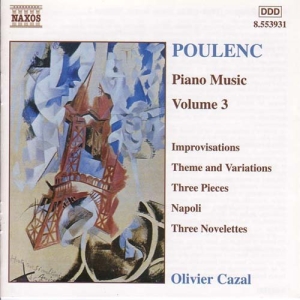 Poulenc Francis - Piano Music Vol 3 in the group Externt_Lager /  at Bengans Skivbutik AB (589619)