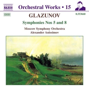 Glazunov Alexander - Symphonies 5 & 8 in the group Externt_Lager /  at Bengans Skivbutik AB (590951)