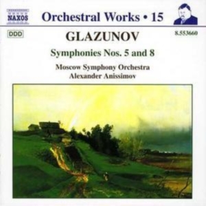 Glazunov Alexander - Symphonies 5 & 8 in the group Externt_Lager / at Bengans Skivbutik AB (590951)