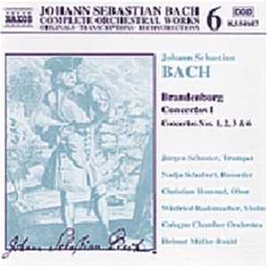 Bach Johann Sebastian - Brandenburg Concertos I in the group Externt_Lager /  at Bengans Skivbutik AB (590955)