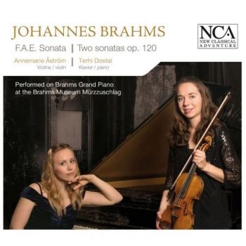 Åström Annemarie/Dostal Terhi - Brahms: F.A.E. - Sonate in the group CD / Bestsellers at Bengans Skivbutik AB (601592)
