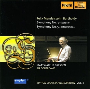 Mendelssohn - Symphonies 3 & 5 in the group CD / Klassiskt at Bengans Skivbutik AB (604277)