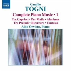 Togni - Complete Piano Music Vol 1 in the group Externt_Lager /  at Bengans Skivbutik AB (611358)