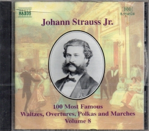 Strauss Johann Ii - 100 Most Famous Works 8 in the group Externt_Lager / at Bengans Skivbutik AB (612765)