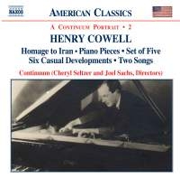Cowell Henry - Piano Chamber & Vocal Works 2 in the group Externt_Lager /  at Bengans Skivbutik AB (612790)
