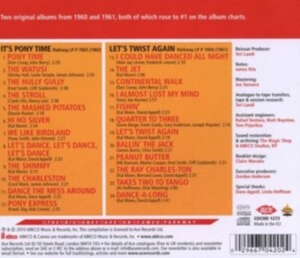 Checker Chubby - It's Pony Time / Let's Twist Again in the group CD / Rock at Bengans Skivbutik AB (617733)