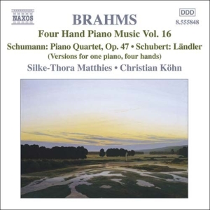 Brahms - Piano Music 4 Hands, Vol. 16 in the group Externt_Lager /  at Bengans Skivbutik AB (621376)