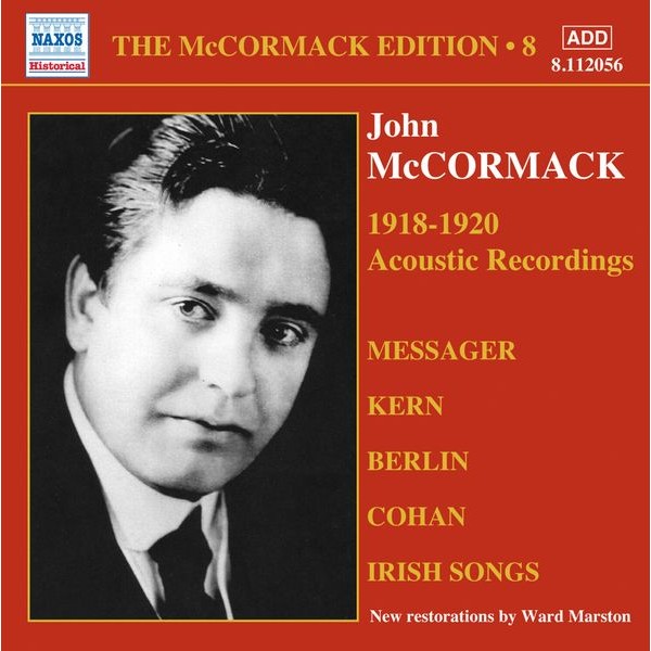 John McCormack - Vol 8 in the group CD / Klassiskt at Bengans Skivbutik AB (623540)