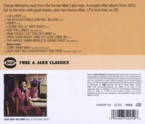 Williams John Gary - John Gary Williams in the group CD / Pop-Rock at Bengans Skivbutik AB (629167)