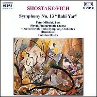Shostakovich Dmitry - Symphony 13 in the group CD / Klassiskt at Bengans Skivbutik AB (630444)