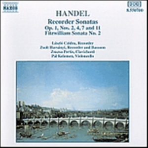 Handel George Frideric - Recorder Sonatas Op 1 in the group OUR PICKS / CD Naxos Sale at Bengans Skivbutik AB (630663)