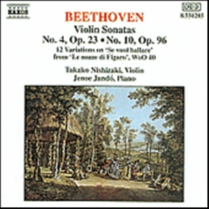 Beethoven Ludwig Van - Violin Sonatas 4 Opp 23 & 96 in the group Externt_Lager /  at Bengans Skivbutik AB (633687)