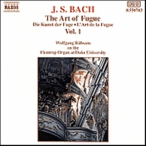 Bach Johann Sebastian - The Art Of Fugue Vol 1 in the group CD / Klassiskt at Bengans Skivbutik AB (633696)