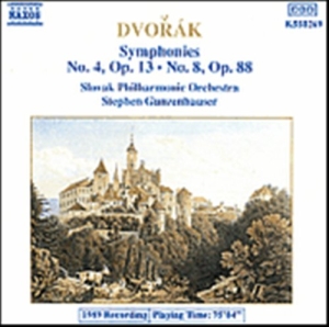 Dvorak Antonin - Symphonies 4 & 8 in the group Externt_Lager /  at Bengans Skivbutik AB (638040)