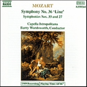 Mozart Wolfgang Amadeus - Symphonies 36, 33 & 27 in the group Externt_Lager /  at Bengans Skivbutik AB (638070)
