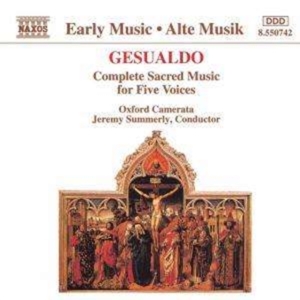 Gesualdo Carlo - Sacred Music 5 Voices in the group Externt_Lager /  at Bengans Skivbutik AB (638347)