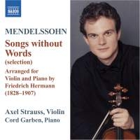 Mendelssohn - Songs Without Words For Violin And in the group Externt_Lager /  at Bengans Skivbutik AB (639398)