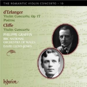 Cliffe / Erlanger - The Romantic Violin Concerto Vol 10 in the group Externt_Lager / at Bengans Skivbutik AB (640196)
