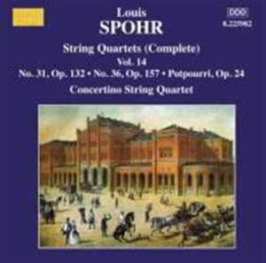 Spohr - Quartets in the group CD / Klassiskt at Bengans Skivbutik AB (640212)