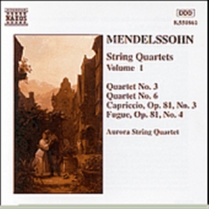 Mendelssohn Felix - String Quartets Vol 1 in the group Externt_Lager /  at Bengans Skivbutik AB (641862)