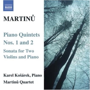 Martinu: Martinu Quartet - Piano Quintets in the group Externt_Lager /  at Bengans Skivbutik AB (644699)