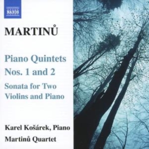 Martinu: Martinu Quartet - Piano Quintets in the group Externt_Lager / at Bengans Skivbutik AB (644699)