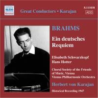 Brahms: Karajan/ Schwarzkopf - Ein Deutsches Requiem in the group Externt_Lager /  at Bengans Skivbutik AB (650047)