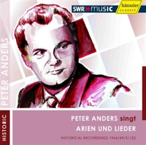 Various Composers - Peter Anders Singt Arien Und Lieder in the group Externt_Lager /  at Bengans Skivbutik AB (651857)