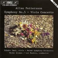 Pettersson Allan - Symfoni 5 / Violakonsert in the group Externt_Lager /  at Bengans Skivbutik AB (652437)
