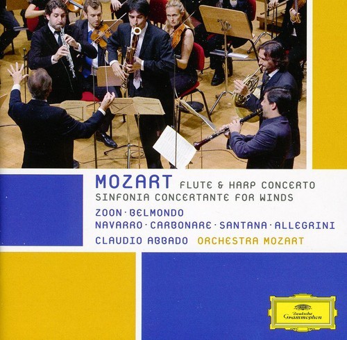 Mozart - Sinfonia Concertante & Flöjtkonsert in the group CD / Klassiskt at Bengans Skivbutik AB (652979)