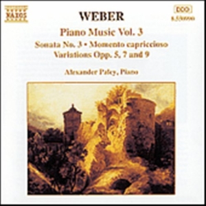Weber Carl Maria Von - Piano Music Vol 3 in the group OUR PICKS / CD Naxos Sale at Bengans Skivbutik AB (657775)