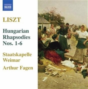 Liszt - Hungarian Rhapsodies Nos. 1-6 in the group OUR PICKS / Stocksale / CD Sale / CD Classic at Bengans Skivbutik AB (658889)