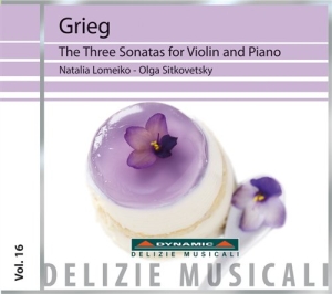 Grieg - The Three Sonatas For Violin And Pi in the group Externt_Lager /  at Bengans Skivbutik AB (659030)
