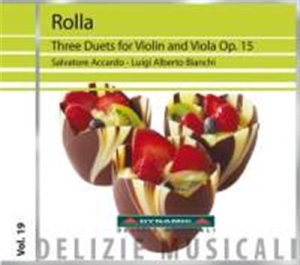 Rolla - Three Duets For Violin And Viola in the group Externt_Lager /  at Bengans Skivbutik AB (659984)