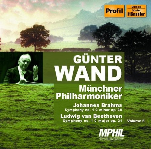 Brahms & Beethoven/ Philharmoniker - Symphony No. 1 & No. 1  In C, Munch in the group CD / Bestsellers at Bengans Skivbutik AB (662722)