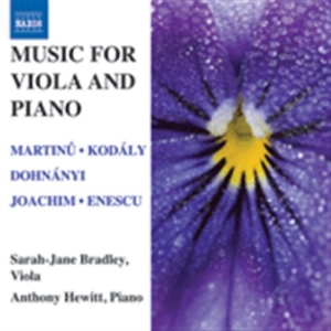 Martinu / Kodaly / Enesco / Joachim - Music For Viola And Piano in the group Externt_Lager /  at Bengans Skivbutik AB (674563)