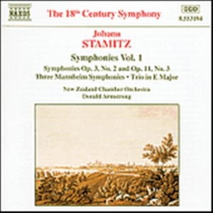 Stamitz Carl - Symphonies Vol 1 in the group Externt_Lager /  at Bengans Skivbutik AB (676449)