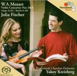 Mozart - Violinkonzerte 3+4 in the group MUSIK / SACD / Klassiskt at Bengans Skivbutik AB (678679)