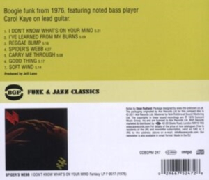 Spider's Webb - I Don't Know What's On Your Mind in the group CD / Pop-Rock at Bengans Skivbutik AB (685349)