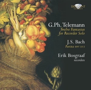 Telemann G P - Fantasias - J.S.Bach: Partita in the group Externt_Lager /  at Bengans Skivbutik AB (685991)