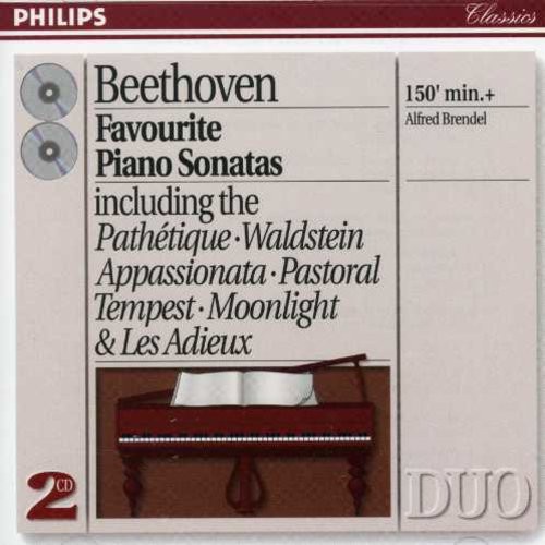 Beethoven - Populära Pianosonater in the group CD / Klassiskt at Bengans Skivbutik AB (688485)