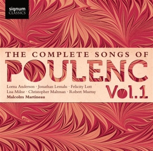 Poulenc Francis - Poulenc Songs, Vol.1 in the group Externt_Lager /  at Bengans Skivbutik AB (693430)