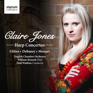 Jones Claire / Bennett William - Harp Concertos in the group Externt_Lager /  at Bengans Skivbutik AB (693460)