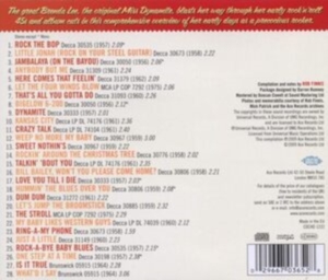 Lee Brenda - Queen Of Rock'n'roll in the group CD / Pop-Rock at Bengans Skivbutik AB (697503)