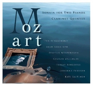 Mozart W A - Sonata For Two Pianos & Clarinet Qu in the group Externt_Lager /  at Bengans Skivbutik AB (698401)