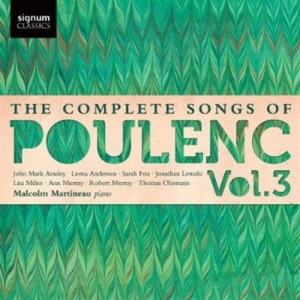 Poulenc Francis - The Complete Songs Vol 3 in the group Externt_Lager /  at Bengans Skivbutik AB (699171)