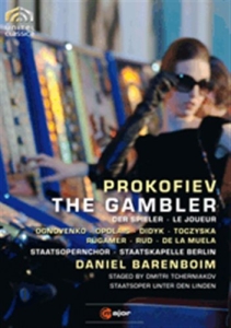 Prokofiev - The Gambler (Blu-Ray) in the group MUSIK / Musik Blu-Ray / Klassiskt at Bengans Skivbutik AB (740268)