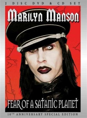 Marilyn Manson - Fear Of A Satanic Planet Dvd/Cd in the group Minishops / Marilyn Manson at Bengans Skivbutik AB (882797)
